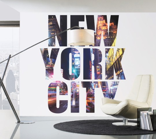 Fotomural Letras New York Fotomural Letras New York